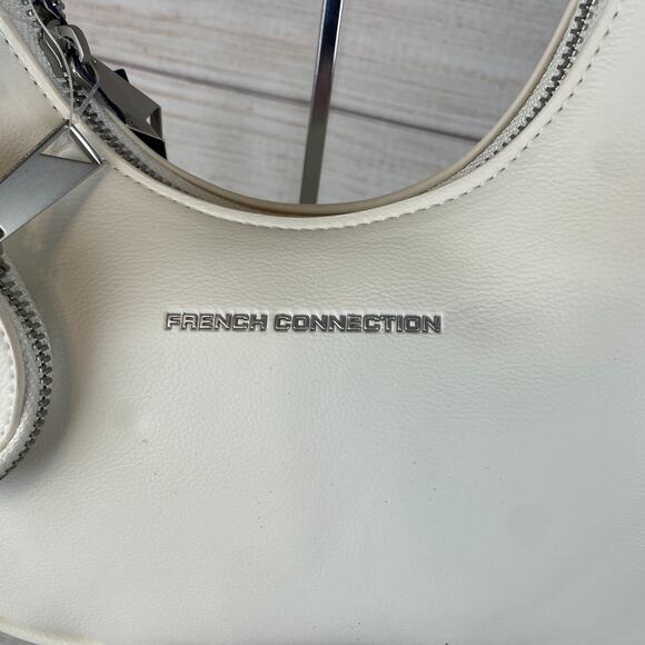 French Connection Sabrina Shoulder Bag Off White - Picture 2 of 8